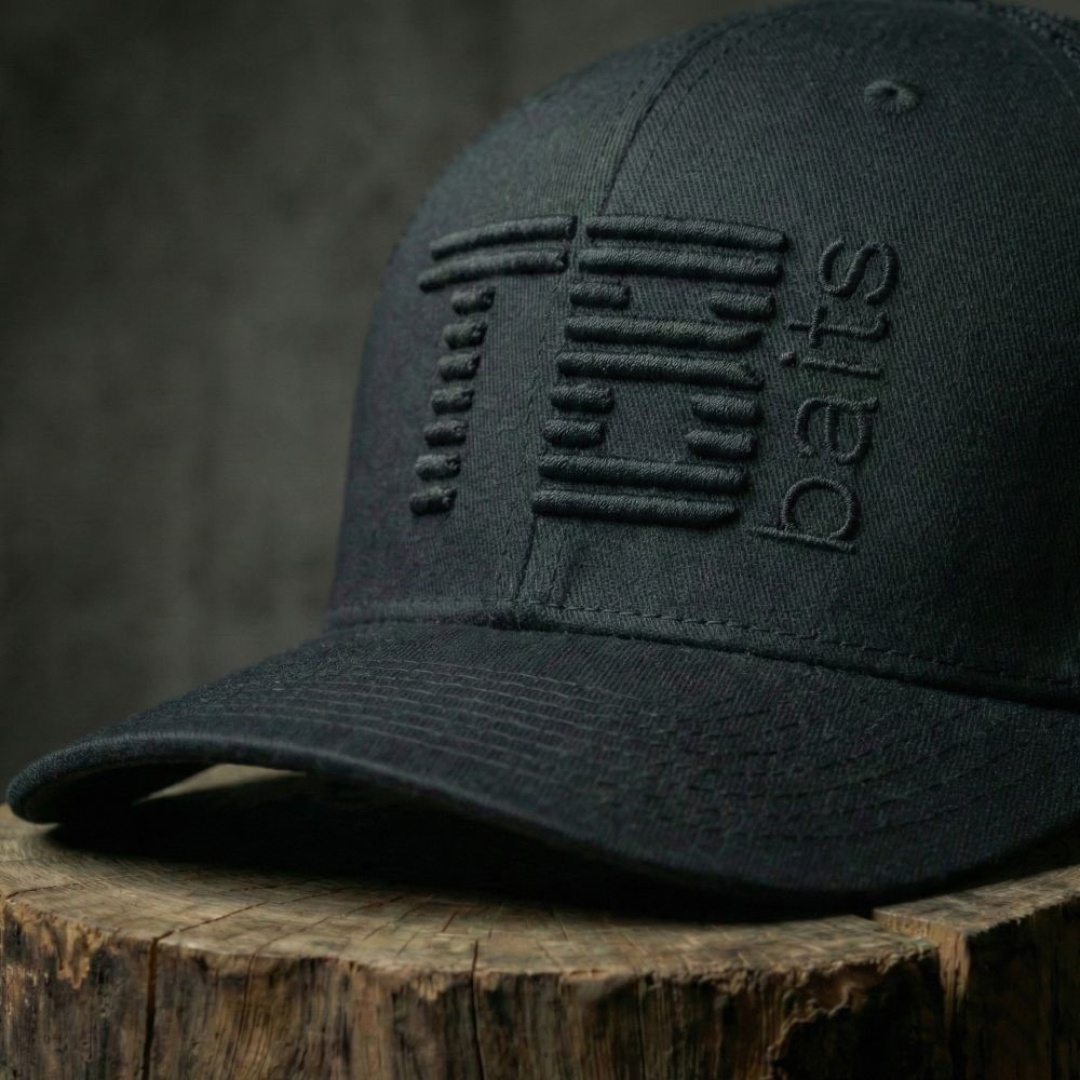 TB Baits Trucker Cap 3D Logo Black