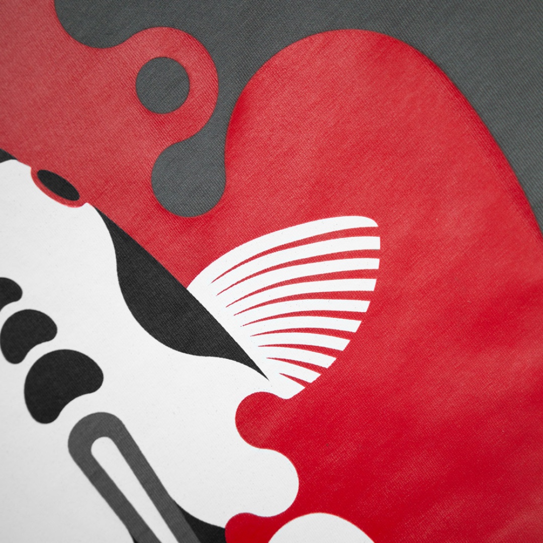 KUMU Rising Sun Grey T-Shirt