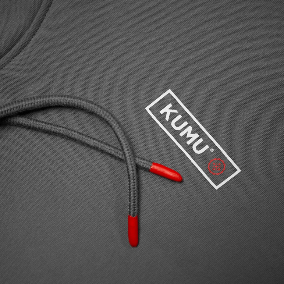 KUMU Rising Sun Hoodie Grey