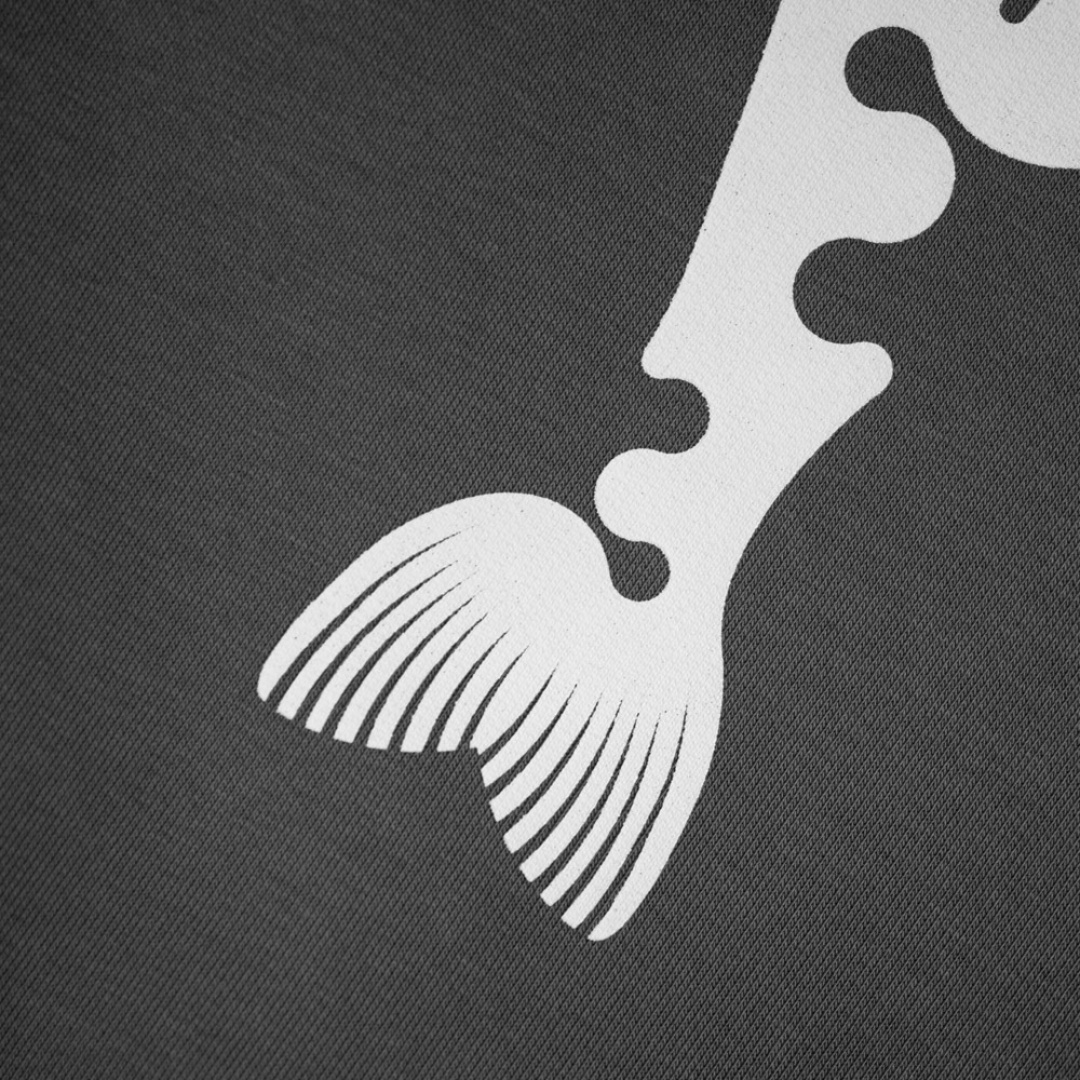 KUMU Rising Sun Hoodie Grey