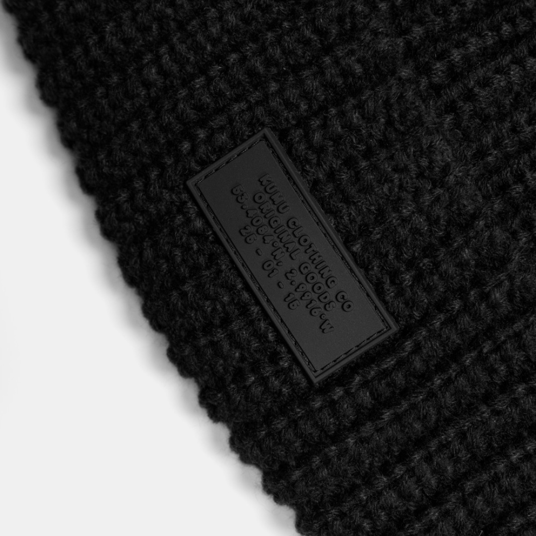 KUMU Tonal Beanie - Black
