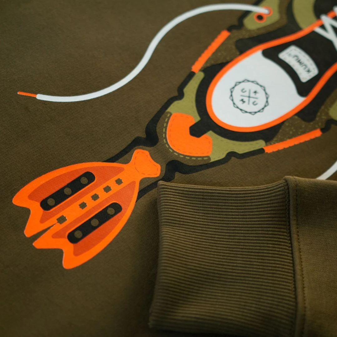 KUMU Kids True Leather Hoodie