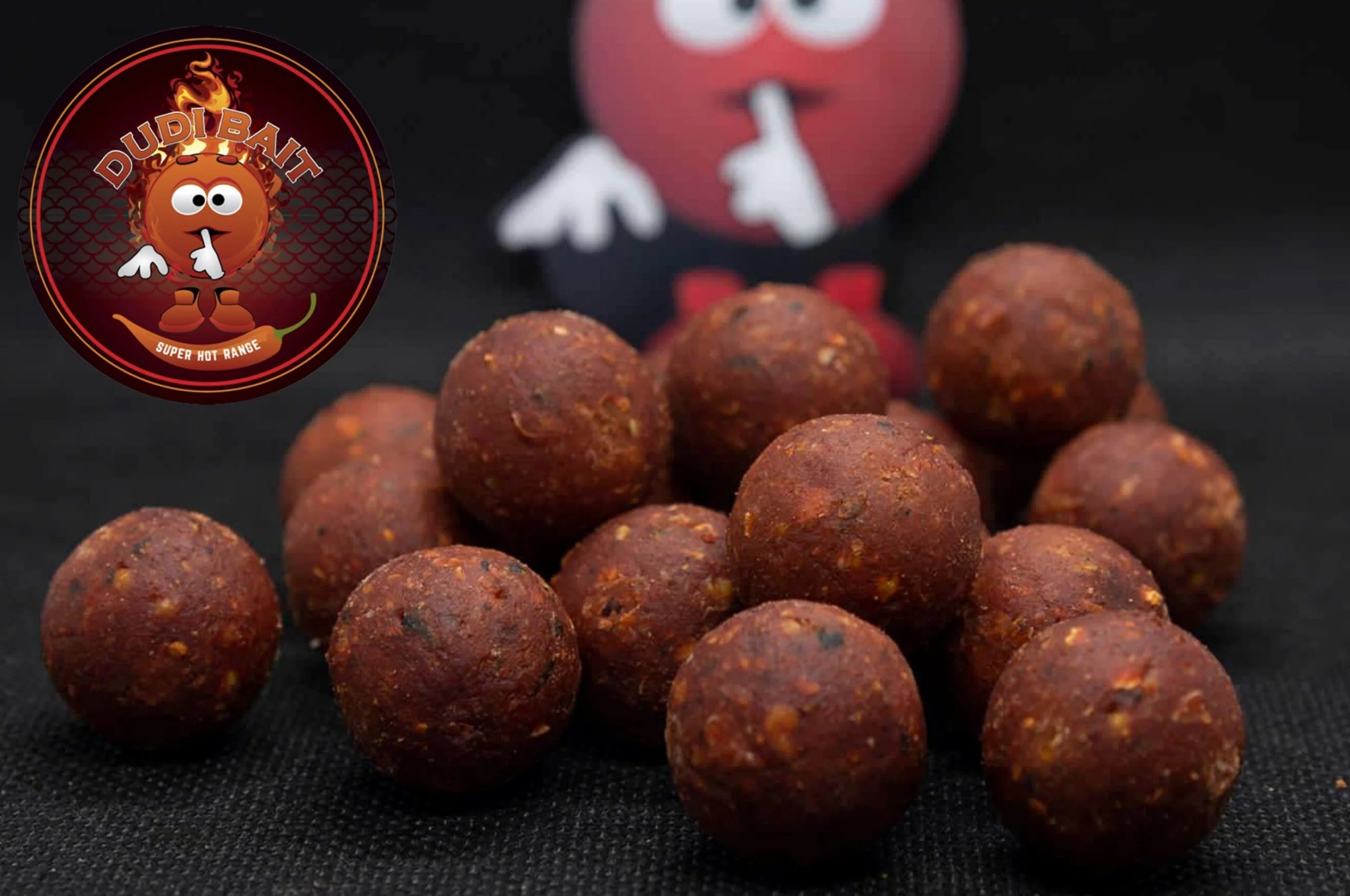 DUDI BAIT Mister Red Super Hot SOLUBLE Boilies 1kg