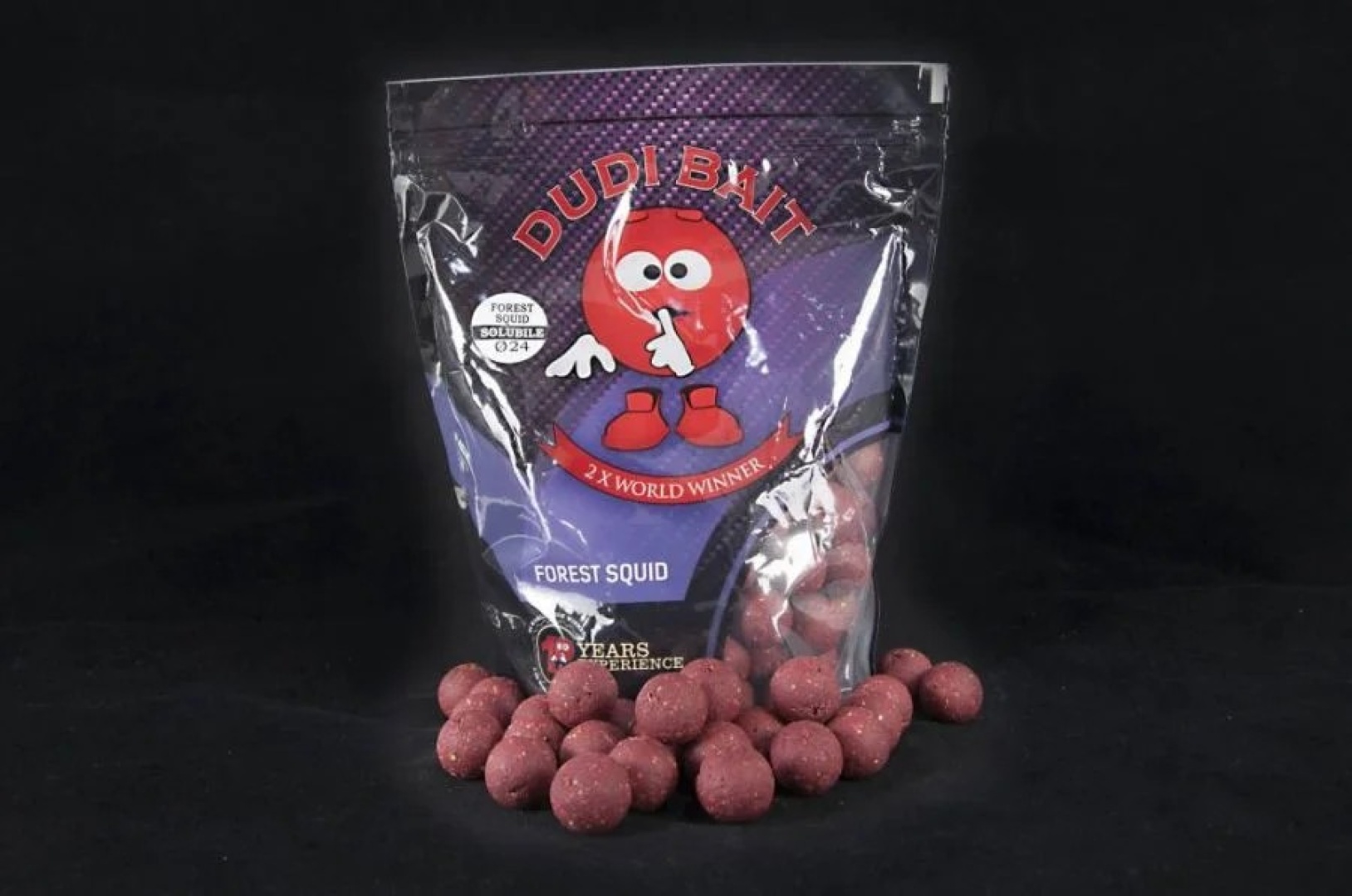 DUDI BAIT Forest Squid SOLUBLE Boilies 1kg