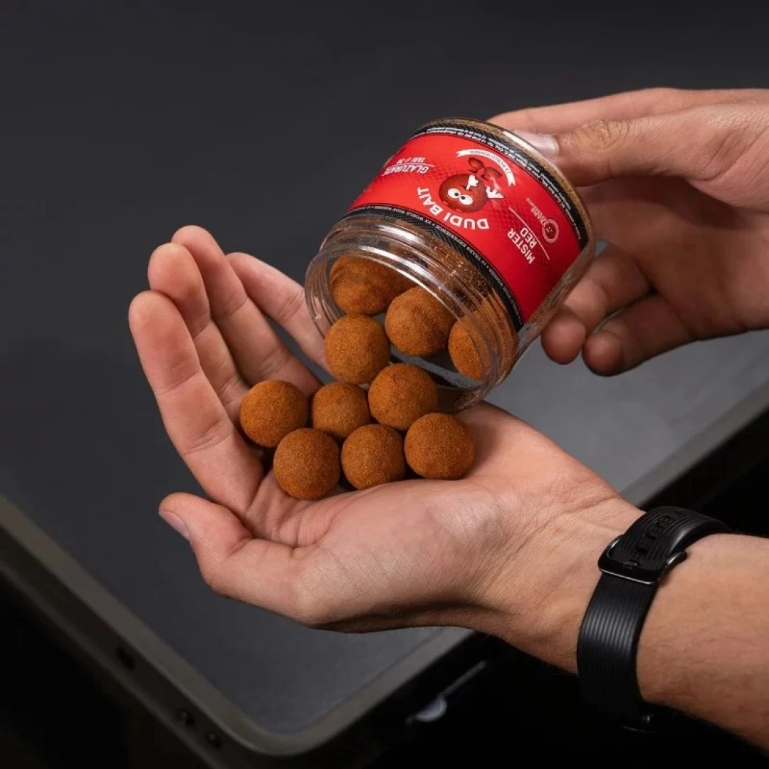 DUDI BAIT Mister Red Super Hot Glazurate SOLUBLE Hookbaits