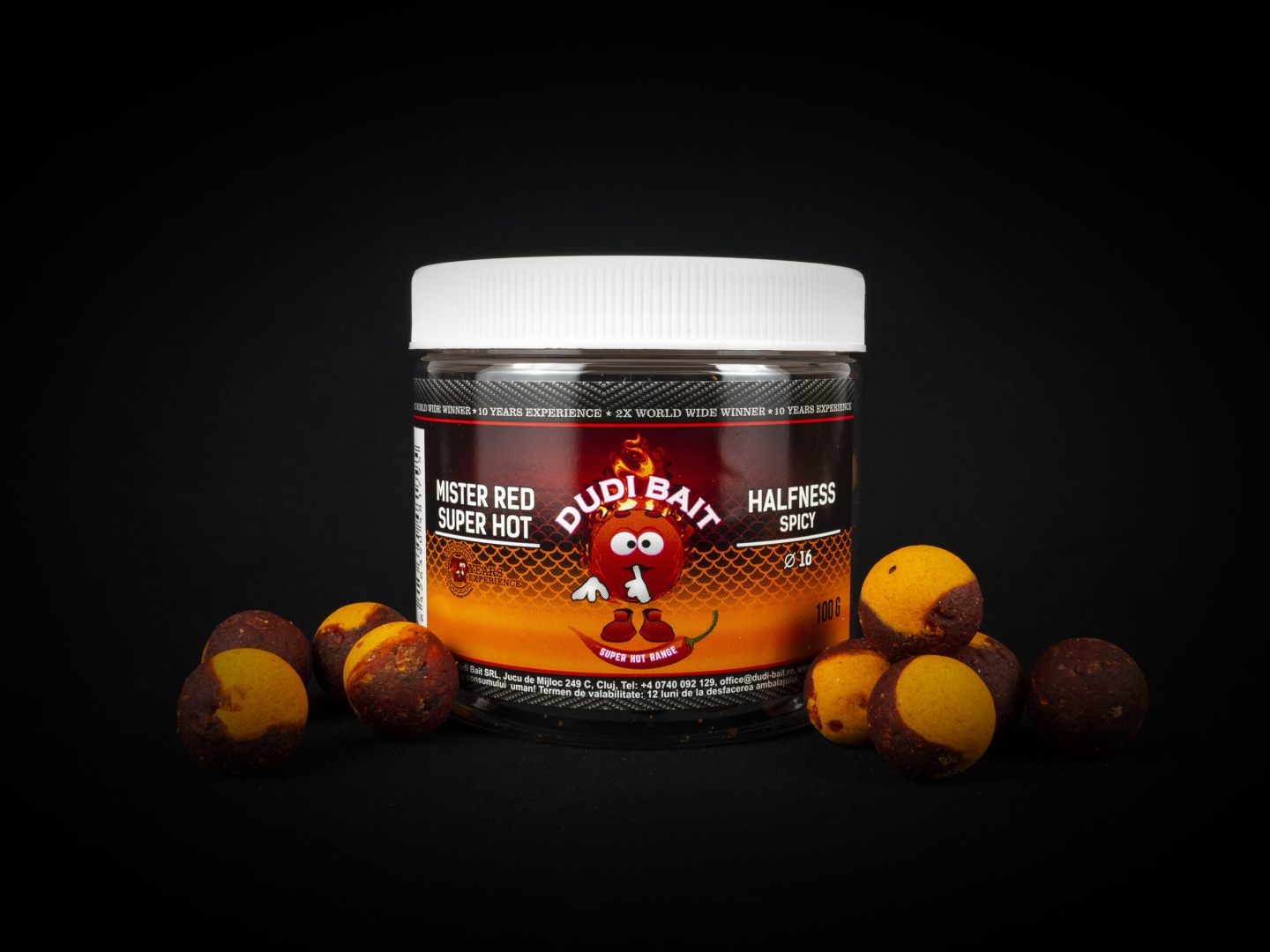 DUDI BAIT Mister Red Super Hot Halfness Spicy