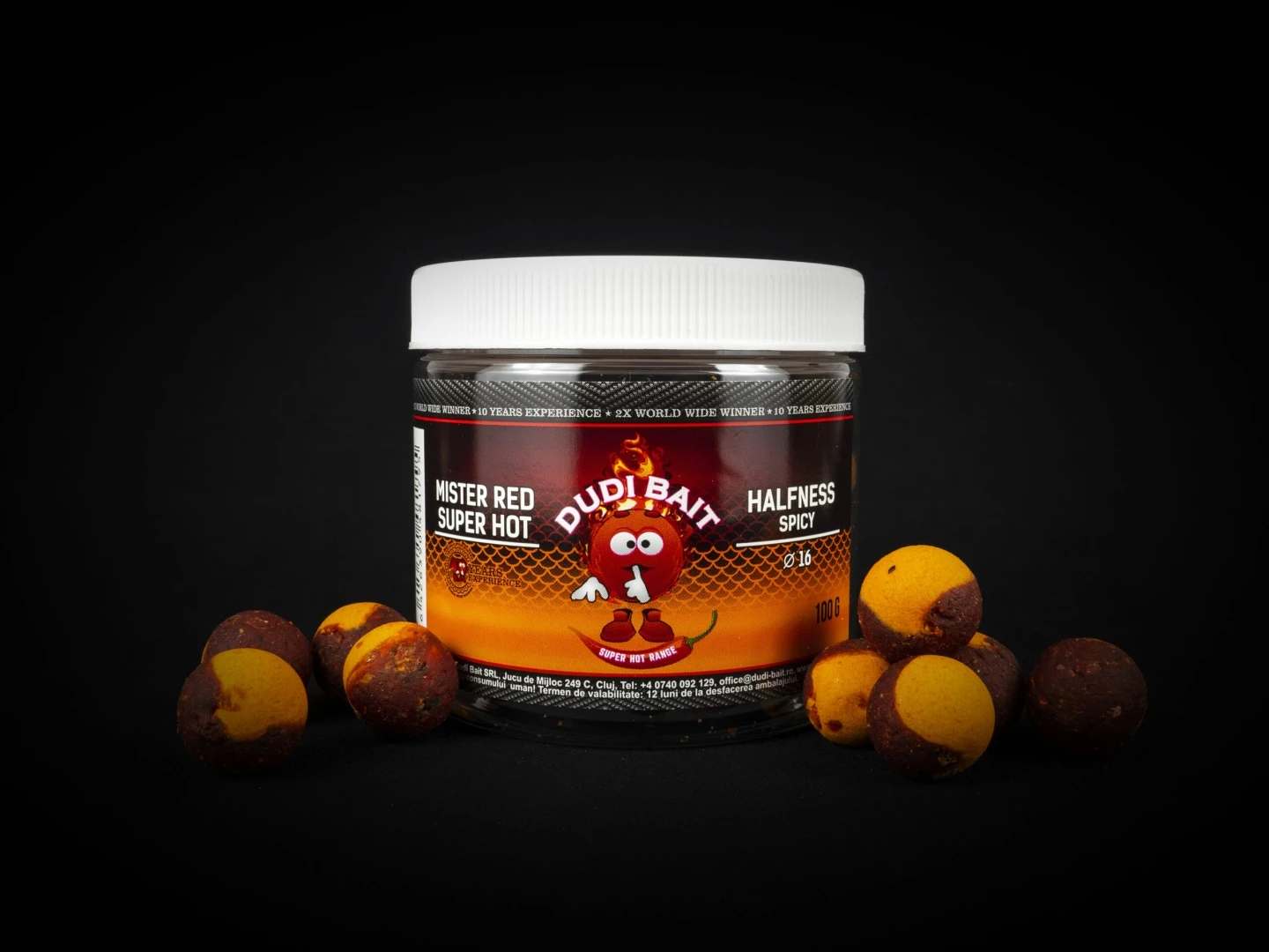 DUDI BAIT Mister Red Super Hot Halfness Spicy