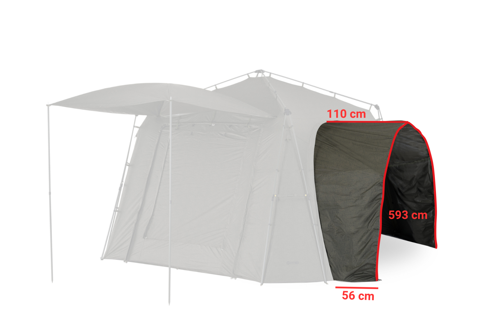 Mivardi Shelter Base Camp Xtreme XXL - Bivvy Connection Kit