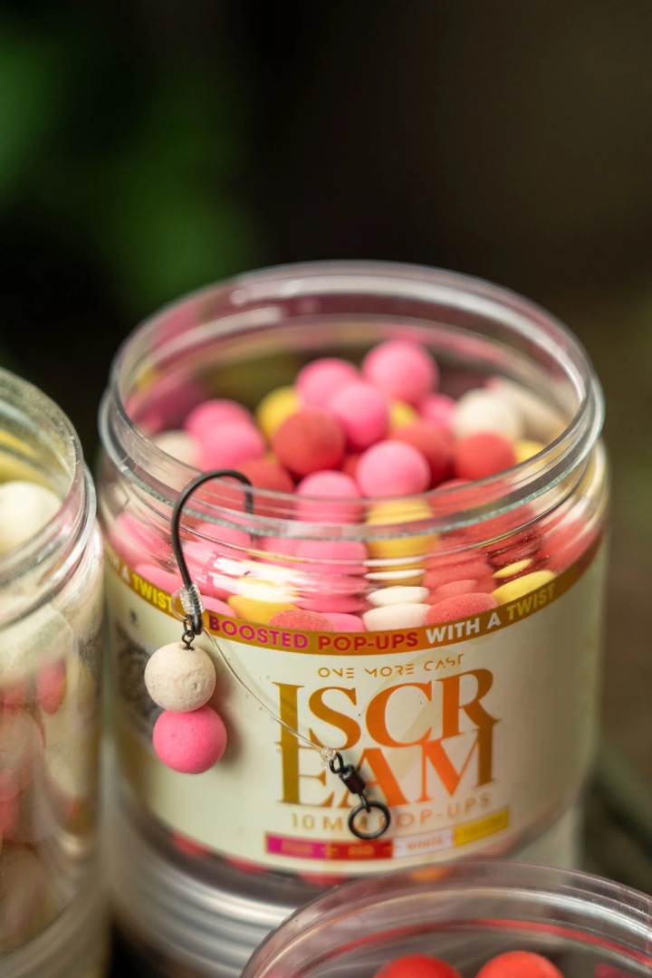 One More Cast iScream Boosted Fluoro Pop-ups 10mm Mixed