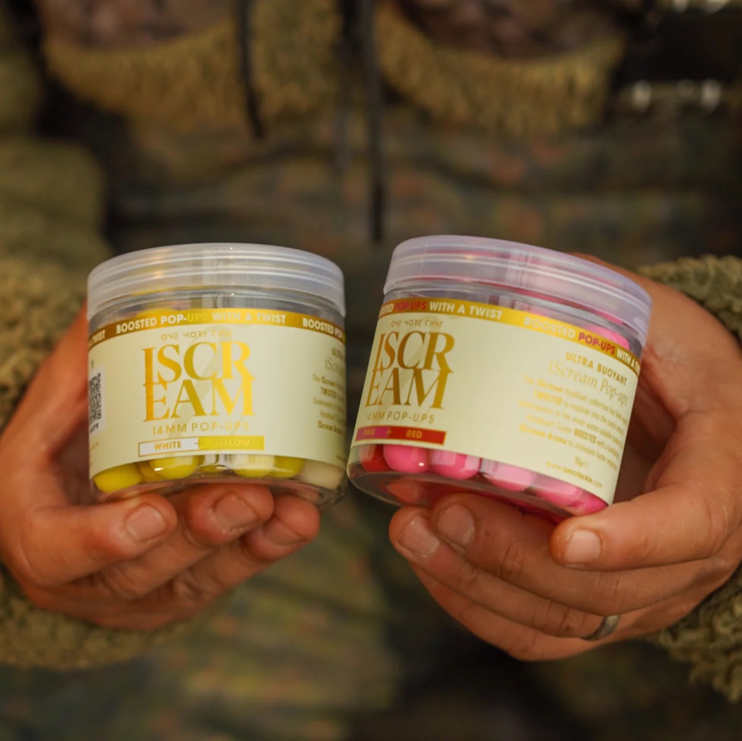 One More Cast iScream Boosted Fluoro Pop Up 14mm White & Yellow