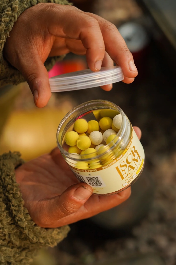 One More Cast iScream Boosted Fluoro Pop Up 14mm White & Yellow