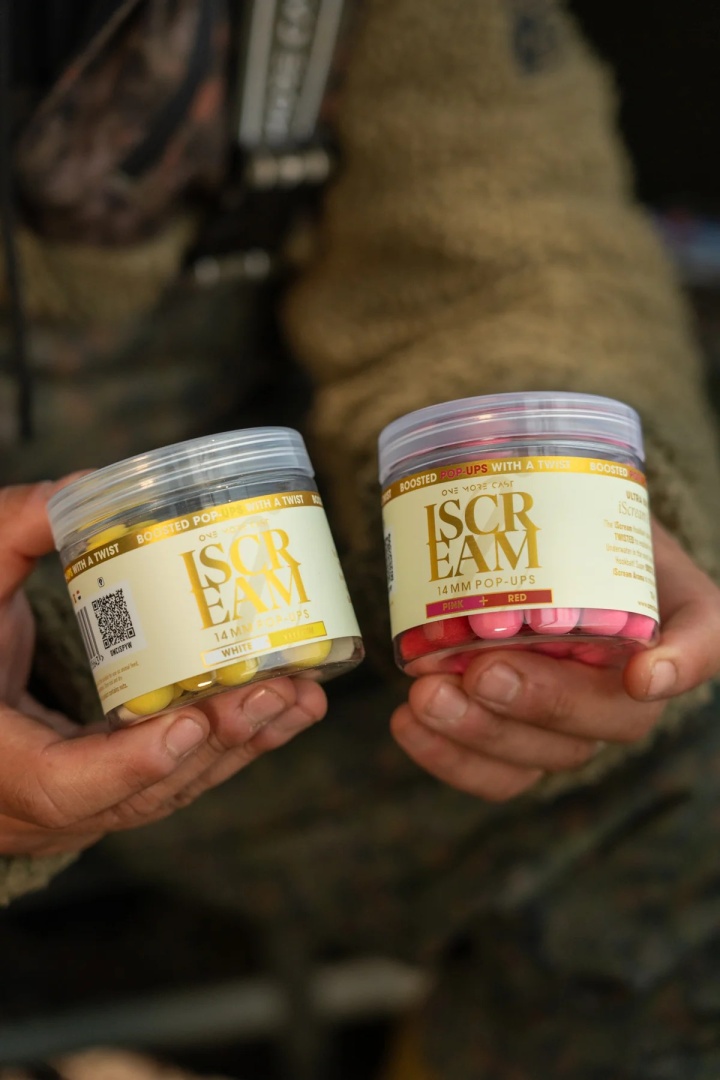 One More Cast iScream Boosted Fluoro Pop Up 14mm White & Yellow