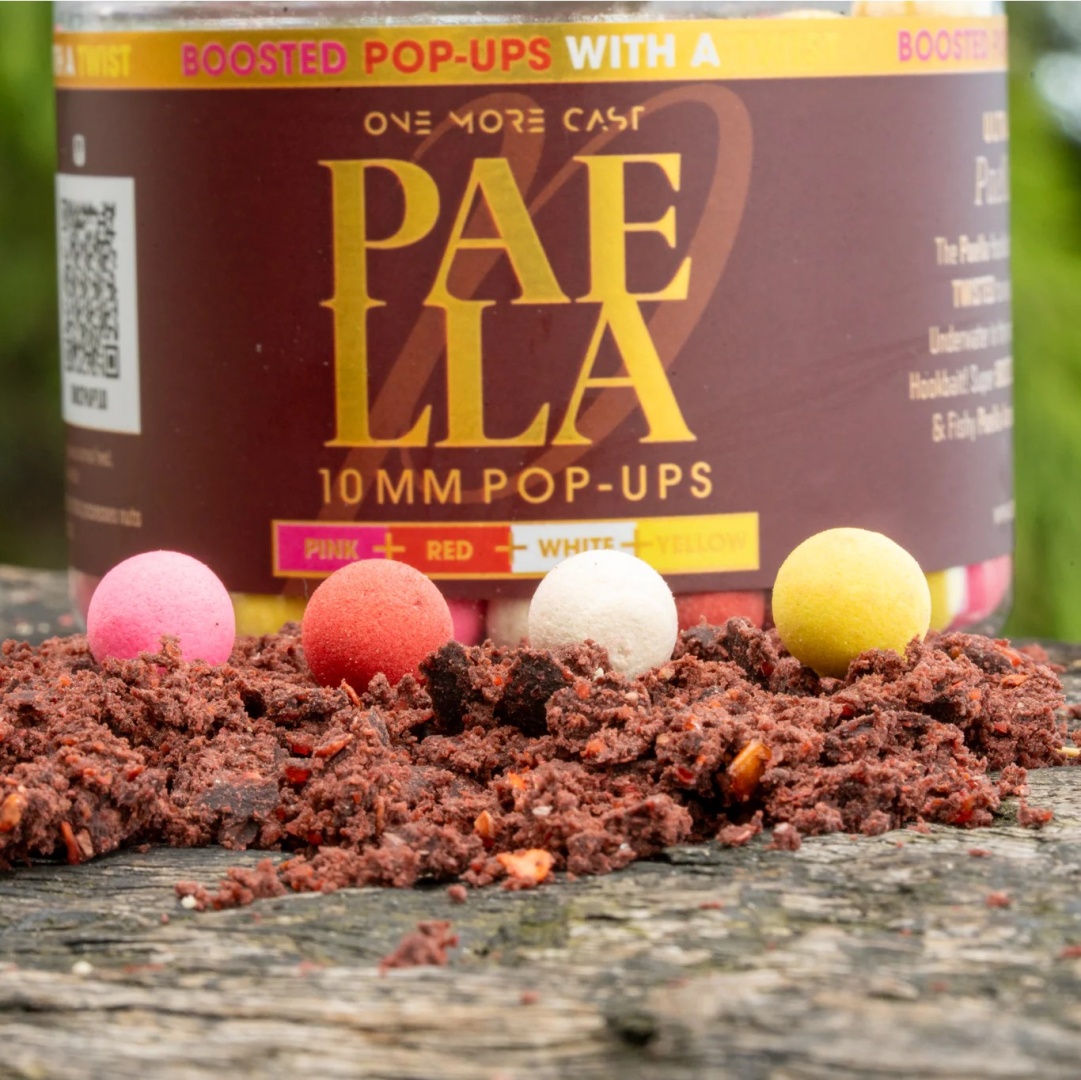 One More Cast Paella Boosted Fluoro Pop-ups 10mm Mixed