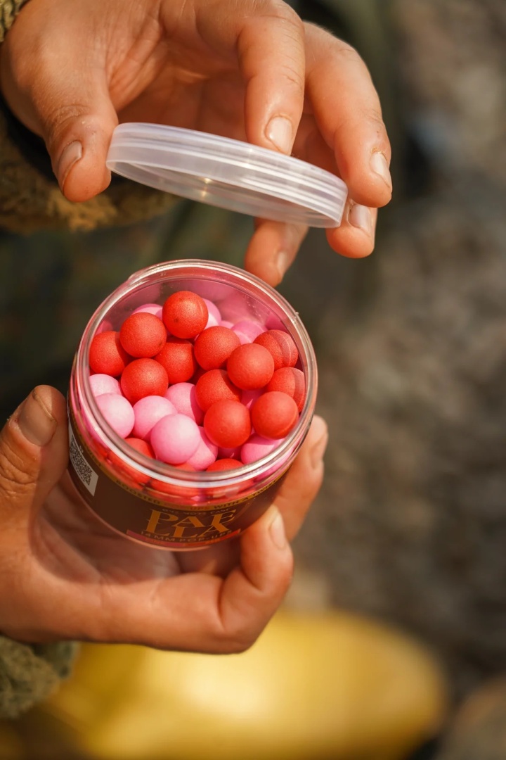 One More Cast Paella Boosted Fluoro Pop Up 14mm Red & Pink