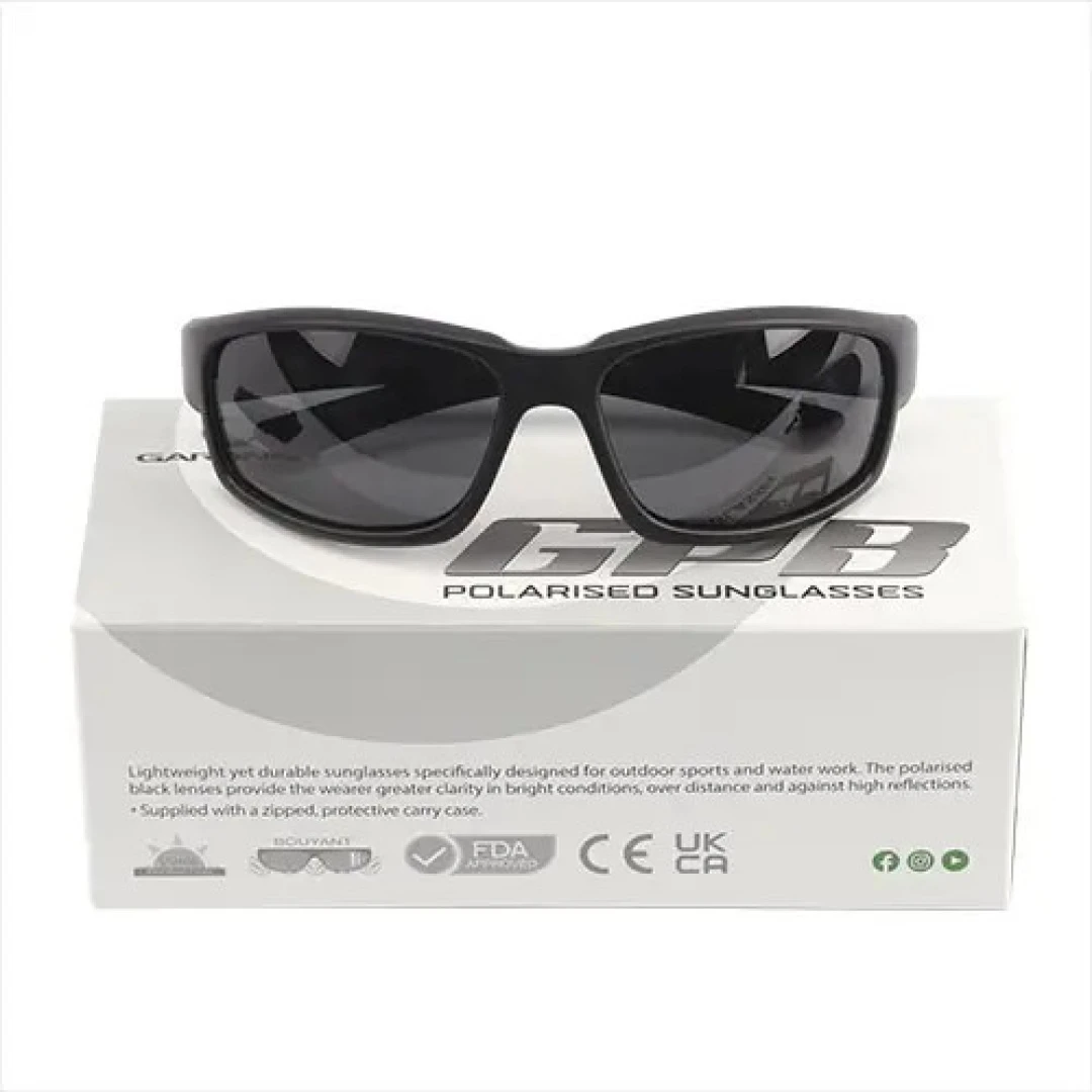 Gardner GPB Black Polarised Sunglasses