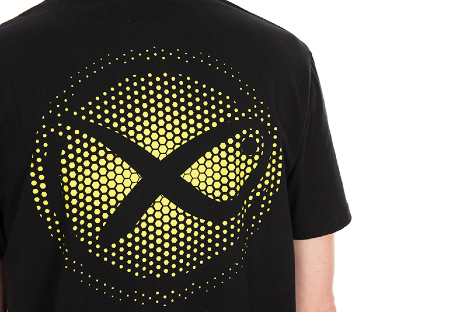 Matrix Large Fade Logo T-shirt - Black/Lime