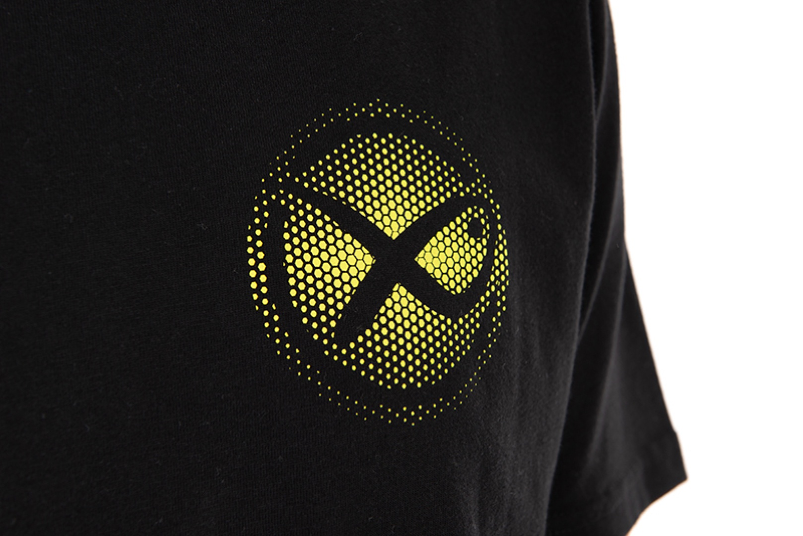 Matrix Large Fade Logo T-shirt - Black/Lime