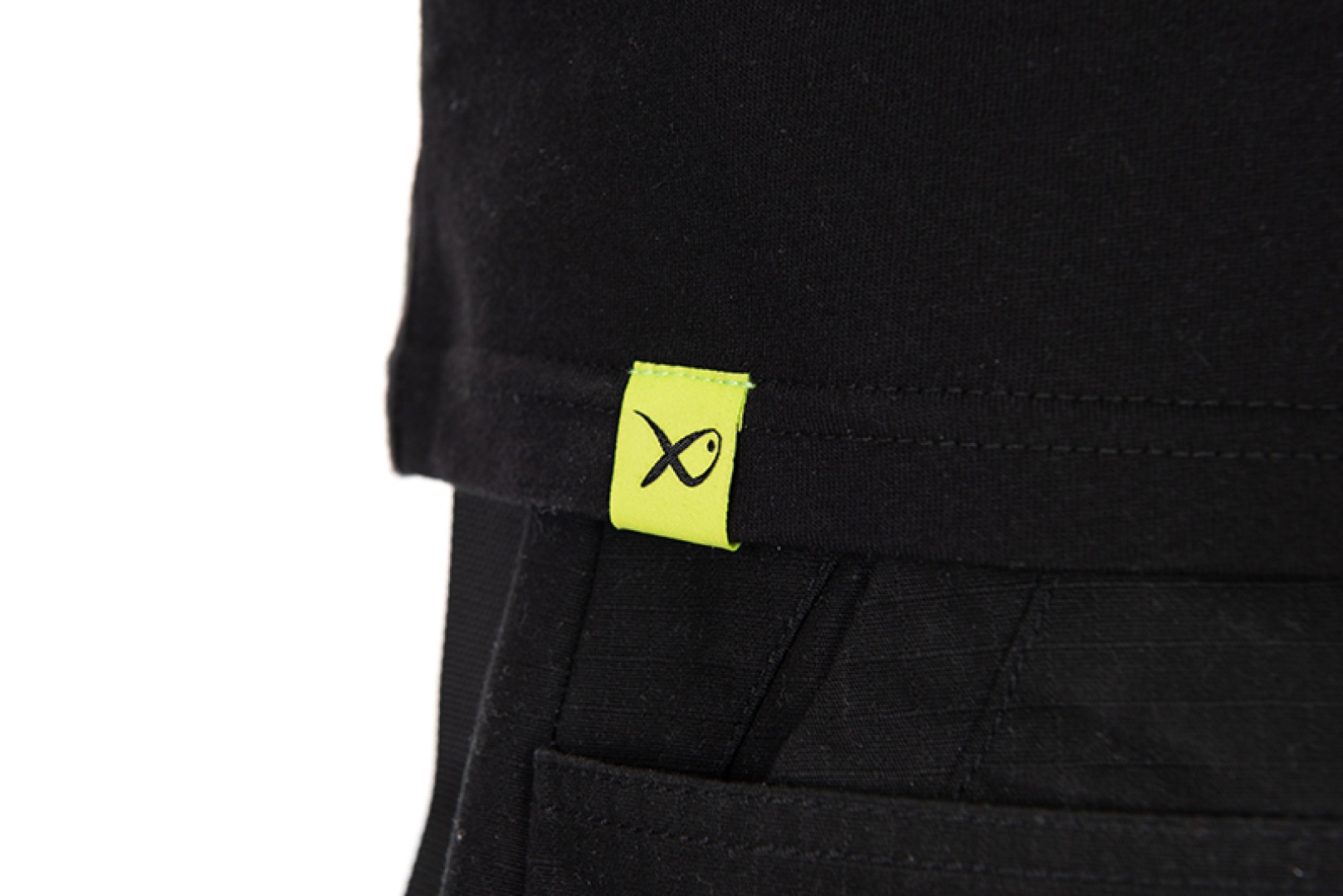 Matrix Large Fade Logo T-shirt - Black/Lime