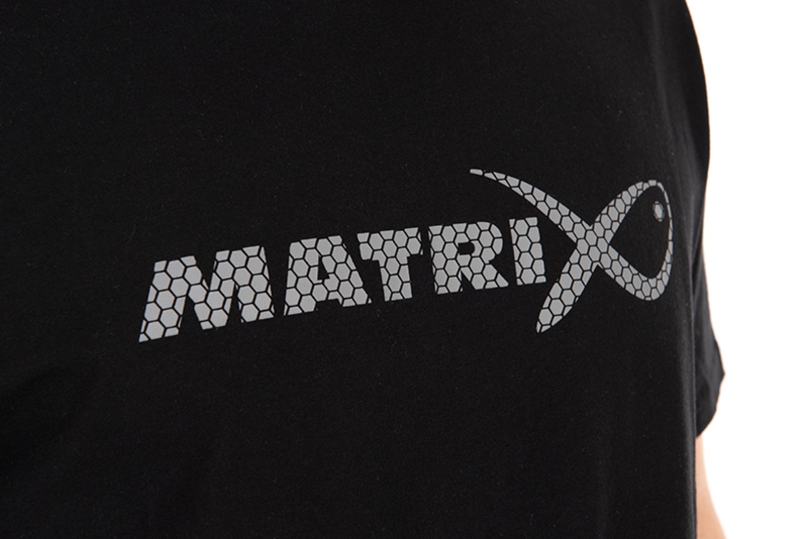 Matrix Large Fade Logo T-shirt - Black/Grey