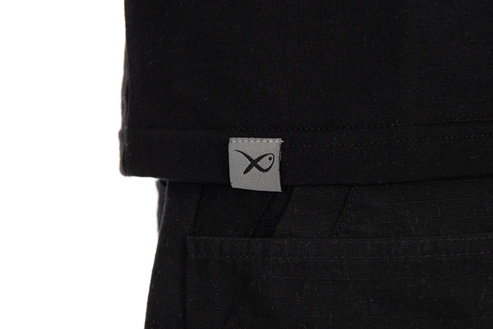 Matrix Large Fade Logo T-shirt - Black/Grey