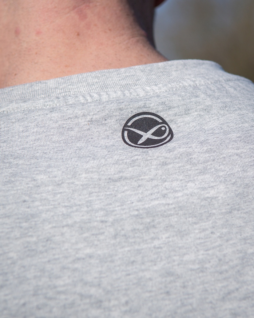 Matrix Large Fade Logo T-shirt - Grey 