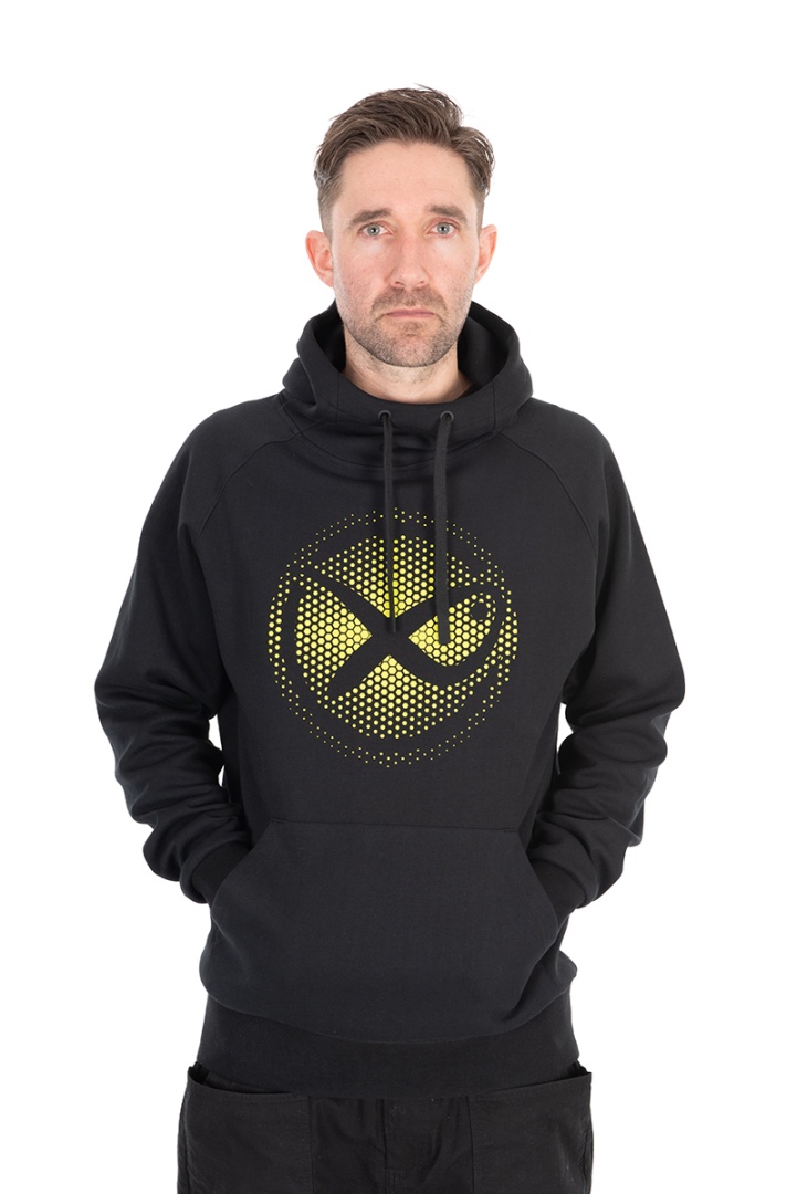 Matrix Hoody Black/Lime - Large Fade Logo