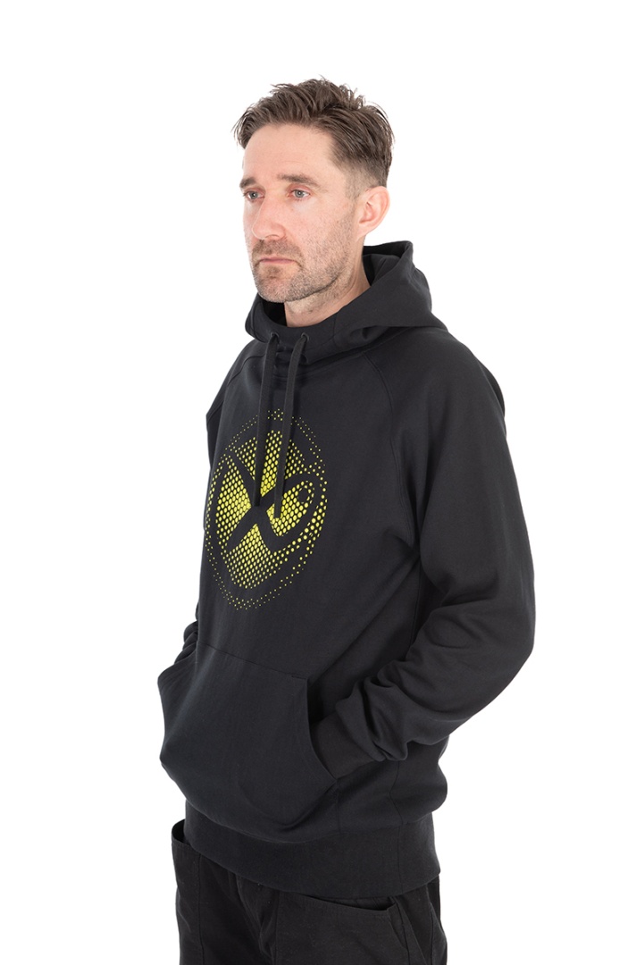 Matrix Hoody Black/Lime - Large Fade Logo