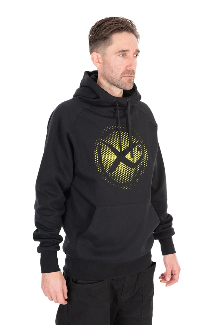 Matrix Hoody Black/Lime - Large Fade Logo