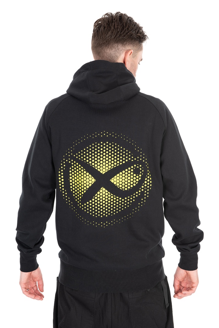 Matrix Hoody Black/Lime - Large Fade Logo