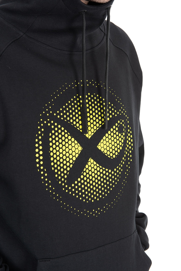 Matrix Hoody Black/Lime - Large Fade Logo