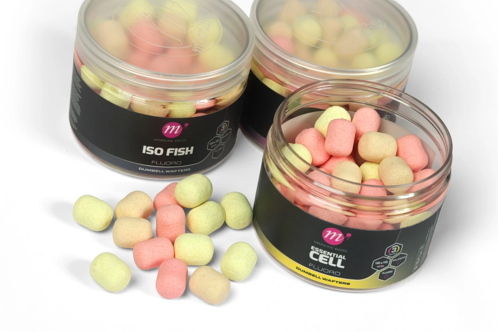 Mainline Cell Fluoro Dumbell Wafters - MIX