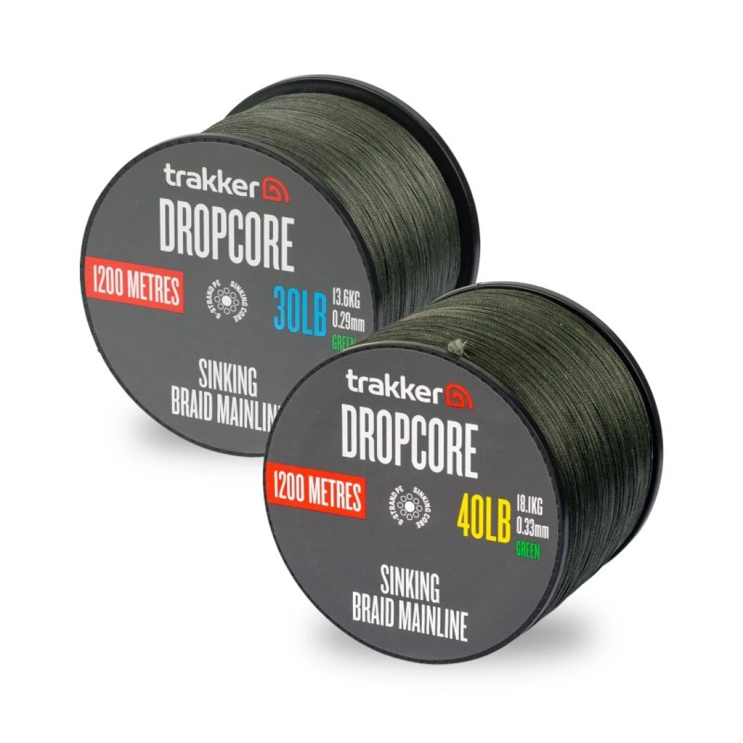 Trakker Dropcore Braid Green 30lb - 1200m