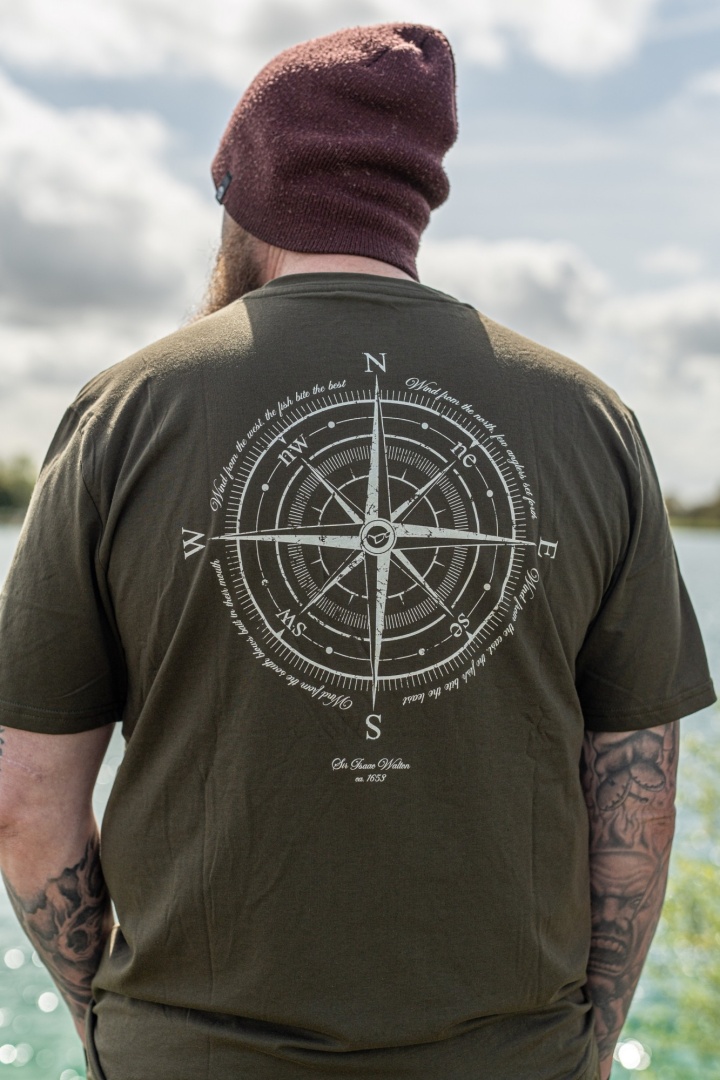 Korda Compass T-Shirt - Dark Olive