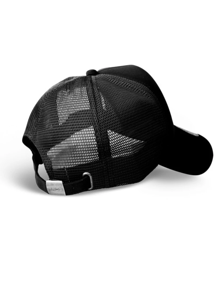 Pros - Gorra con Visera y Malla 800 - Negra