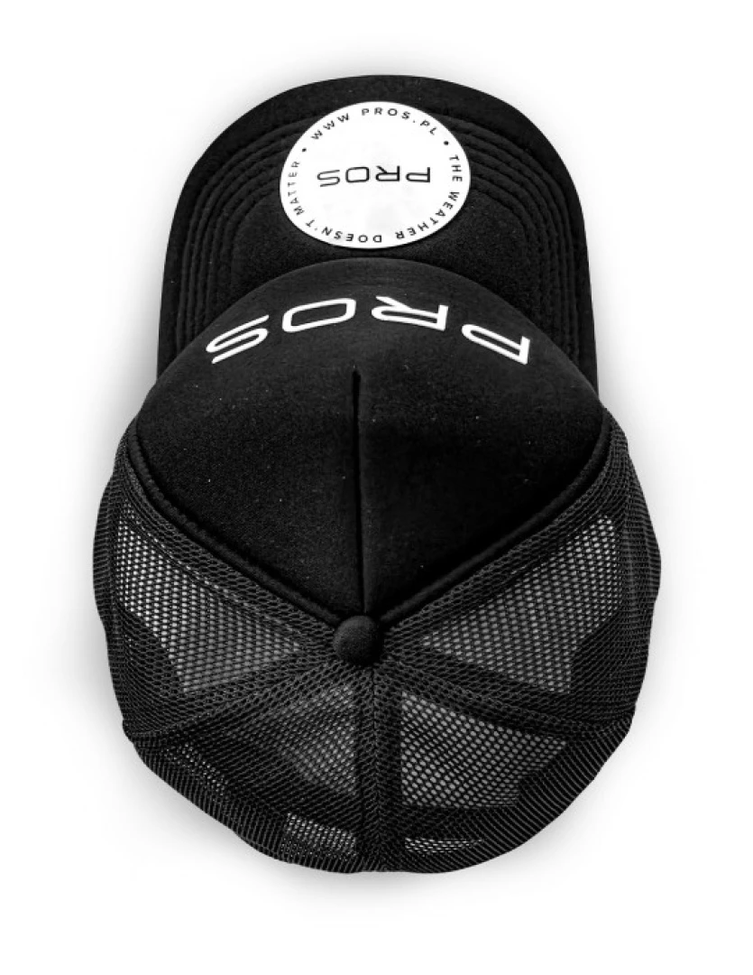 Pros - Gorra con Visera y Malla 800 - Negra
