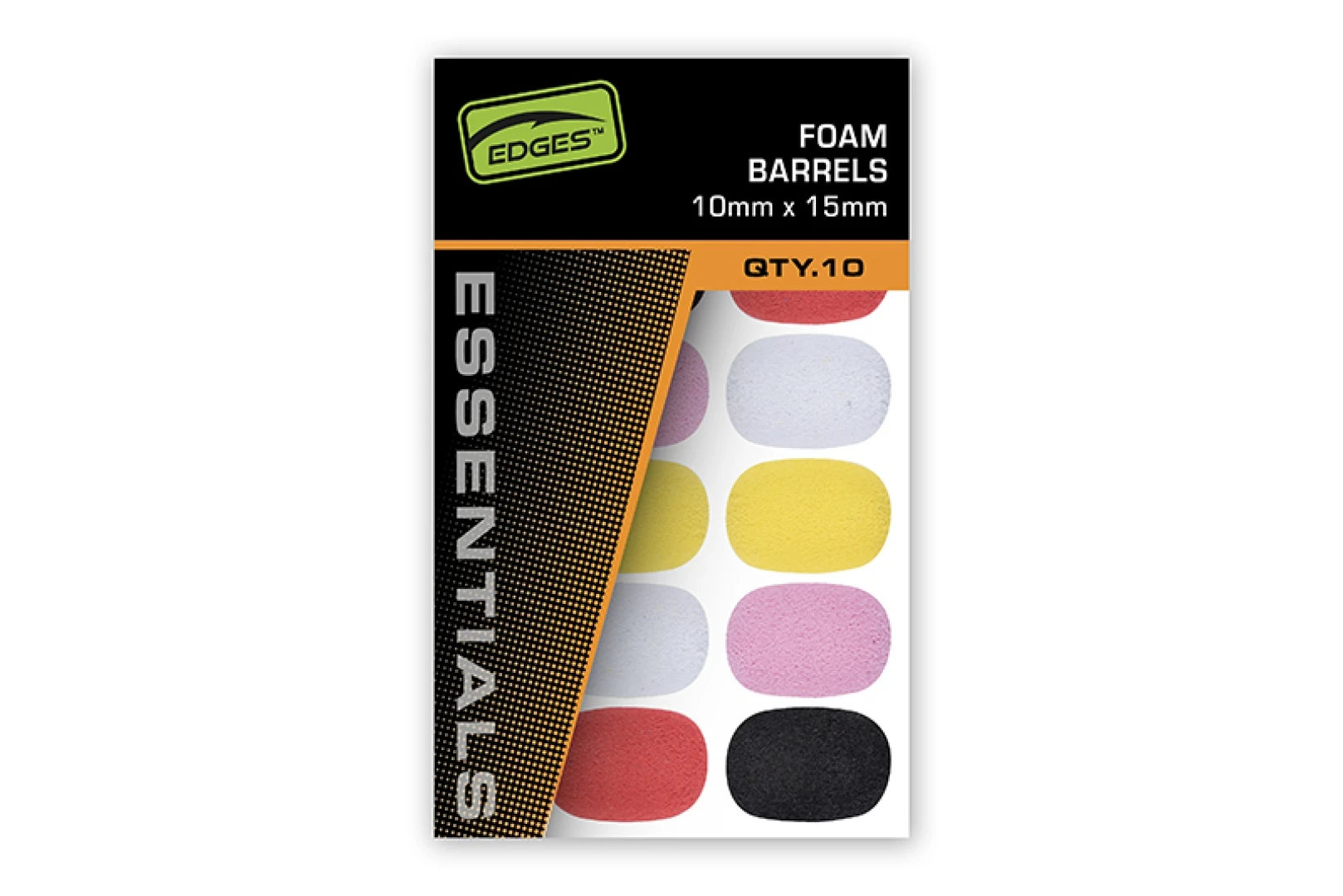 Fox Edges Foam Barrels 10mm x 15mm - Mix de Culori