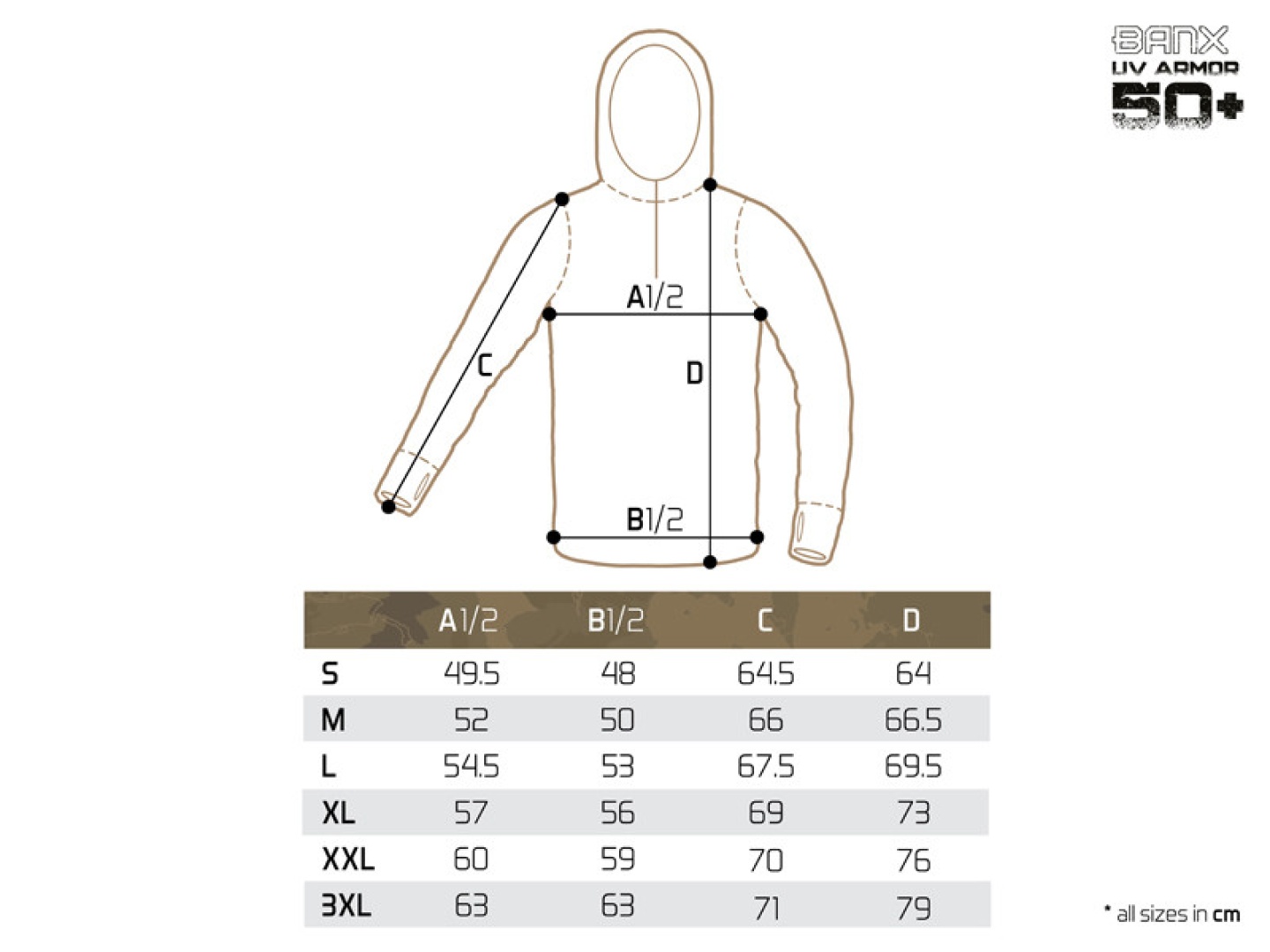 Delphin UV ARMOR 50+ Banx - Sudadera con capucha