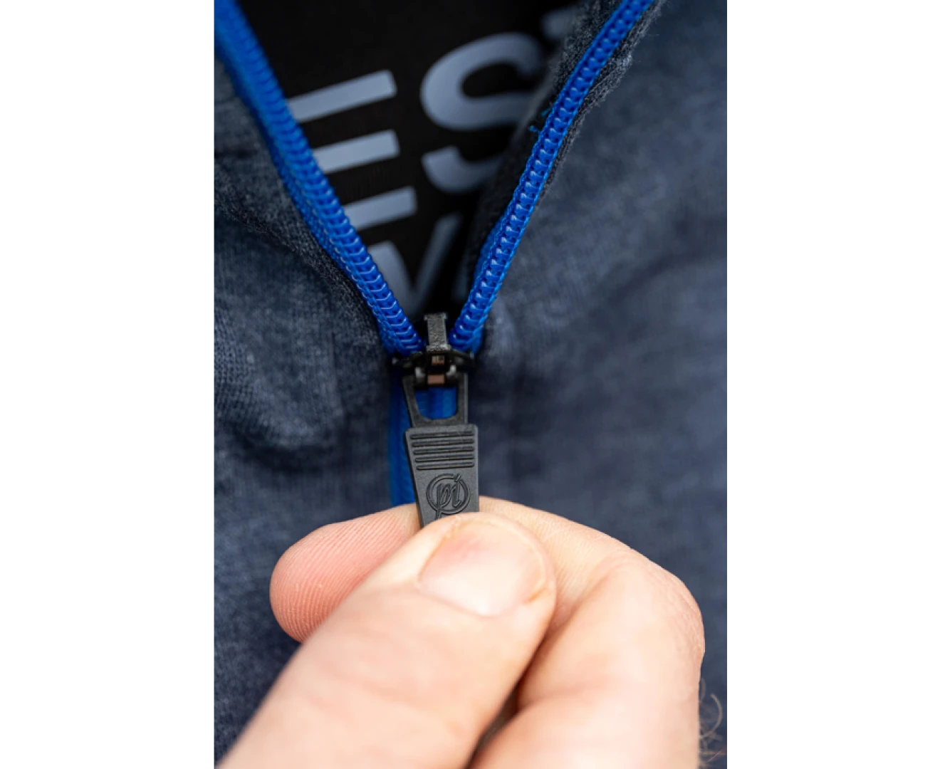 Preston Innovations Navy Tide Zip Hoodie