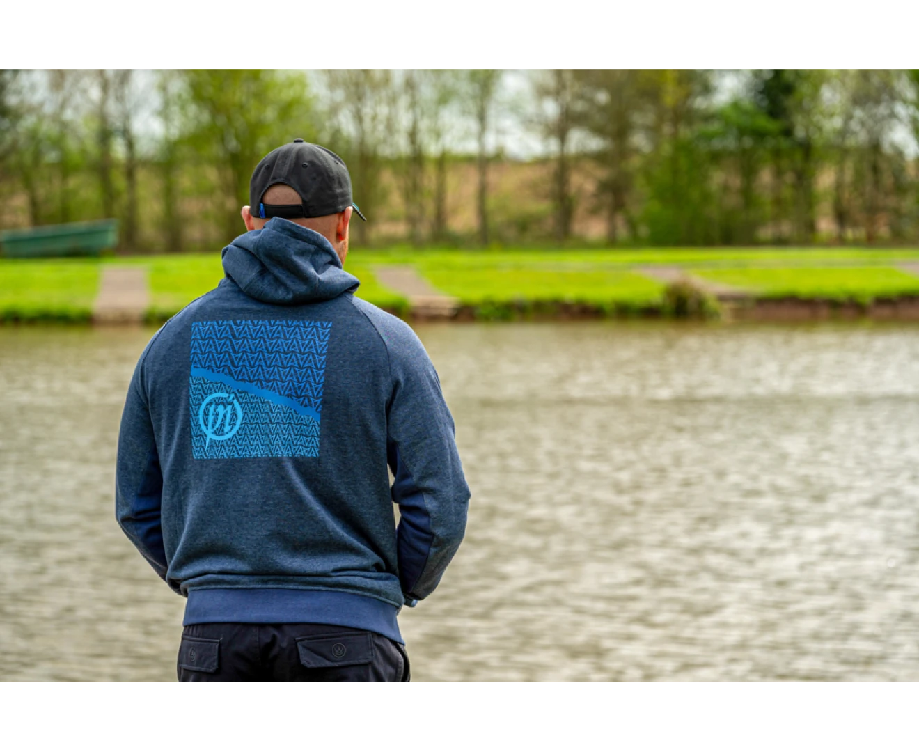 Preston Innovations Navy Tide Zip Hoodie