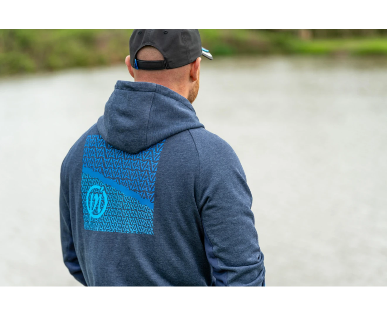 Preston Innovations Navy Tide Zip Hoodie