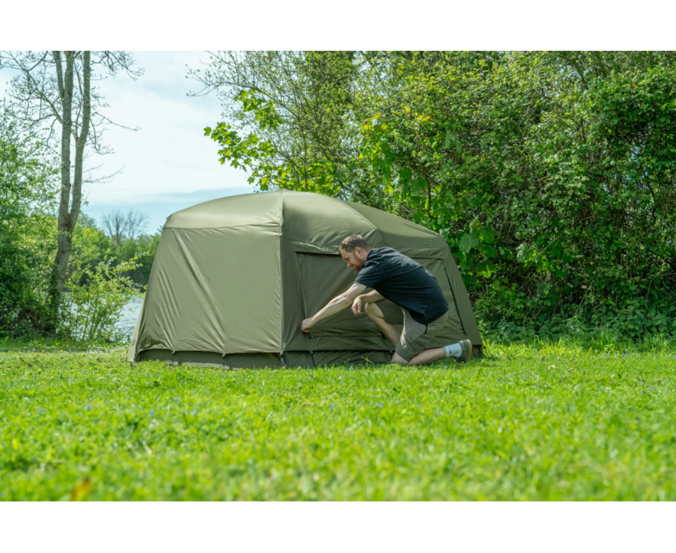 Avid Carp EXO+ RV Storm Cap Wrap - Cubierta para tienda de carpas