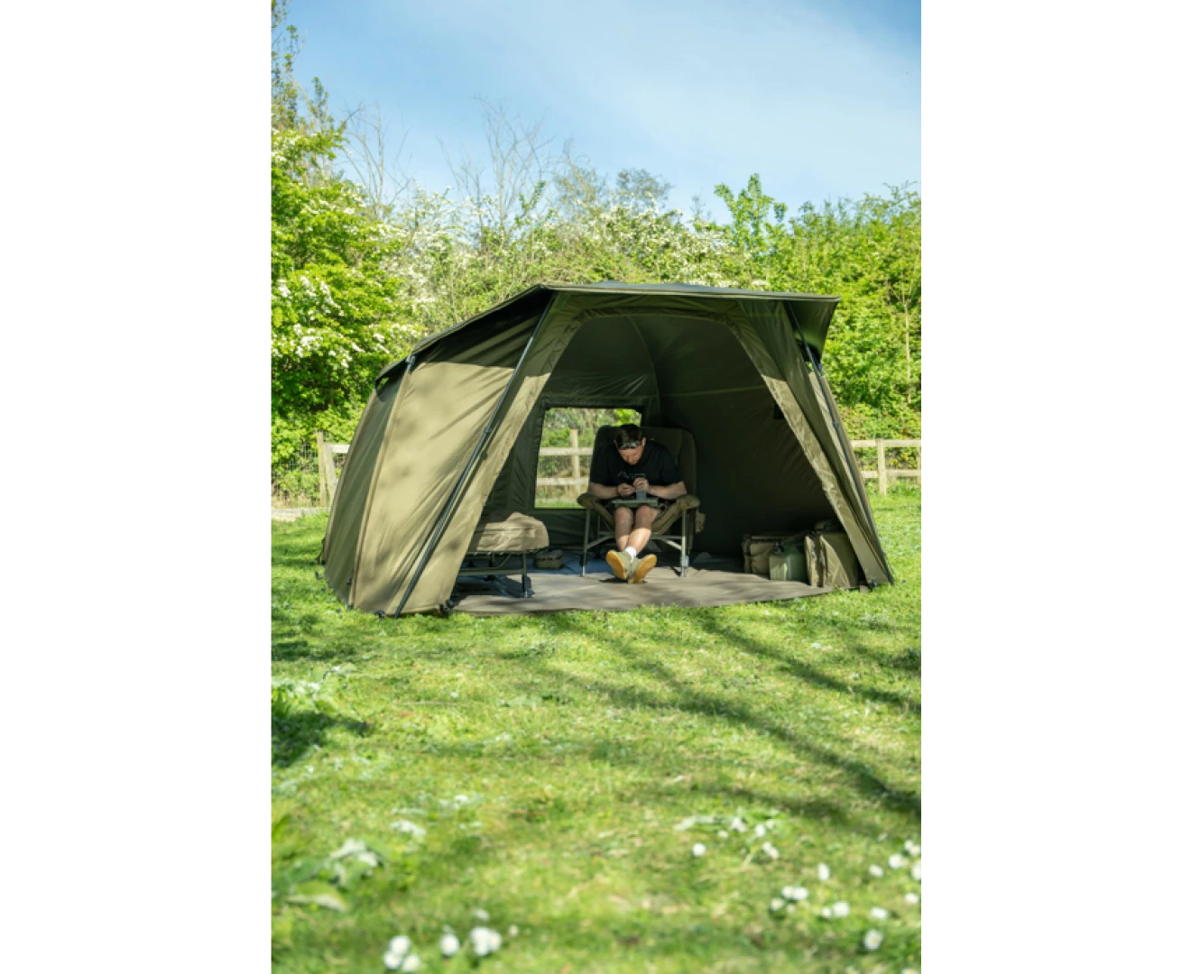 Avid Carp EXO 2 RV - Tienda de campaña para dos personas para carpa