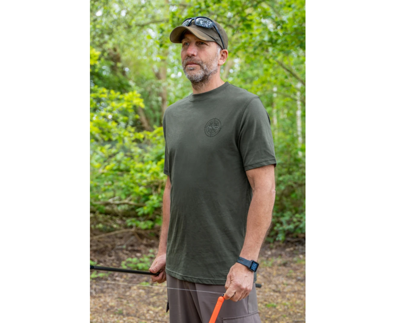 Avid Carp Bearing T-Shirt - Green