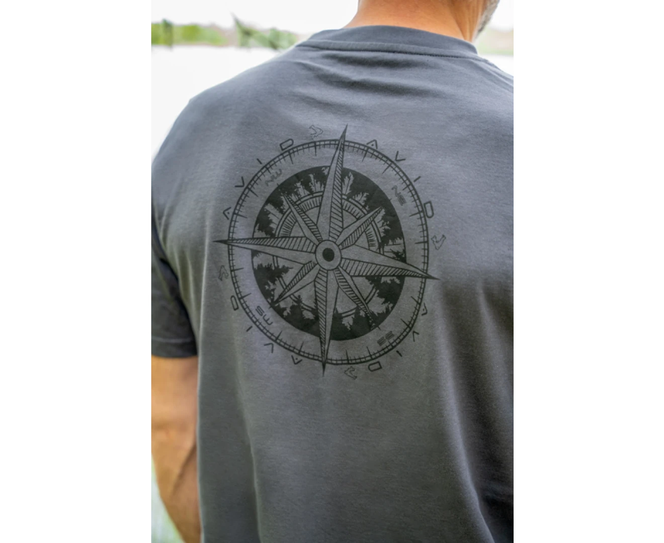 Avid Carp Bearing T-Shirt - Grey