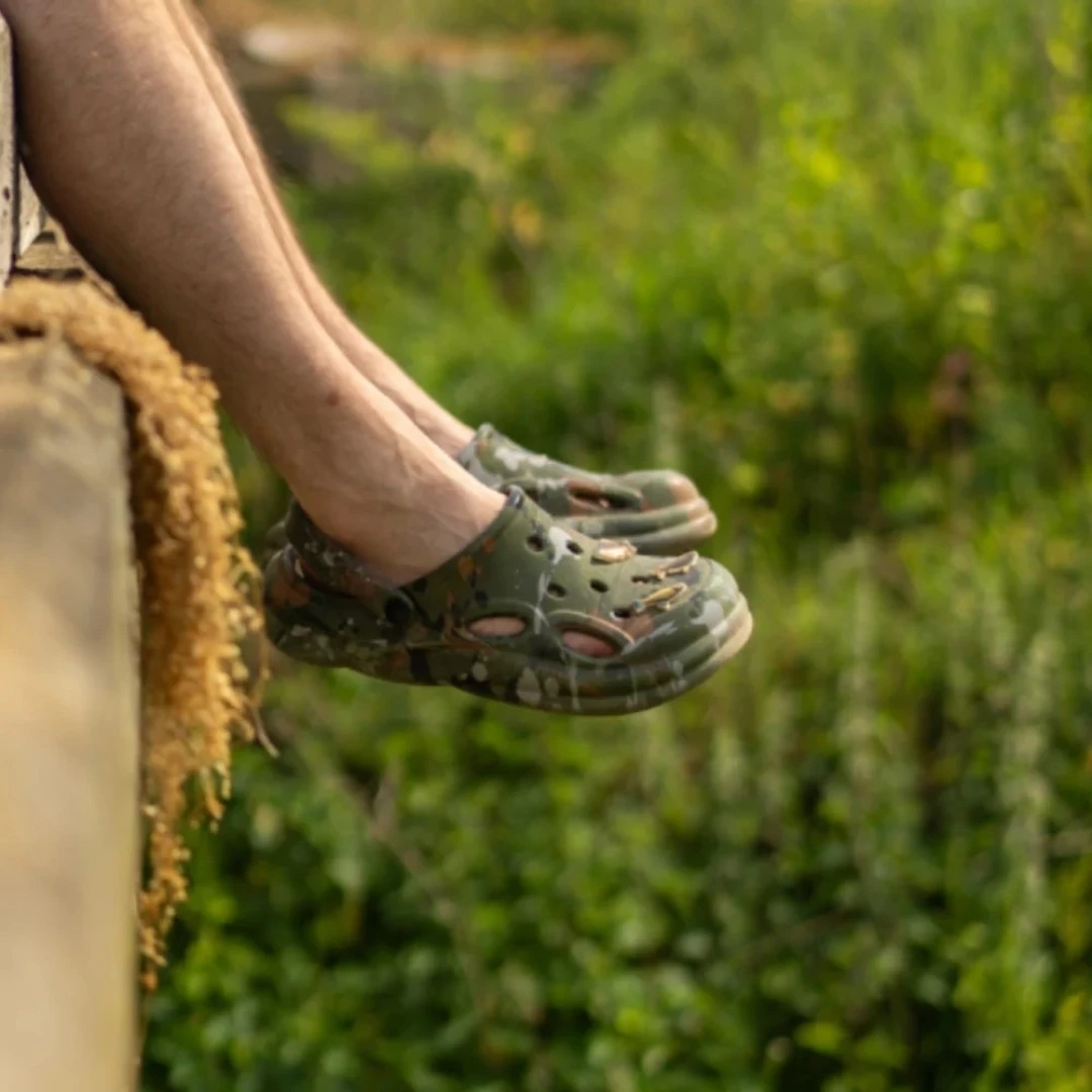 One More Cast PB Splash Camo Moulded Slipper 13 UK