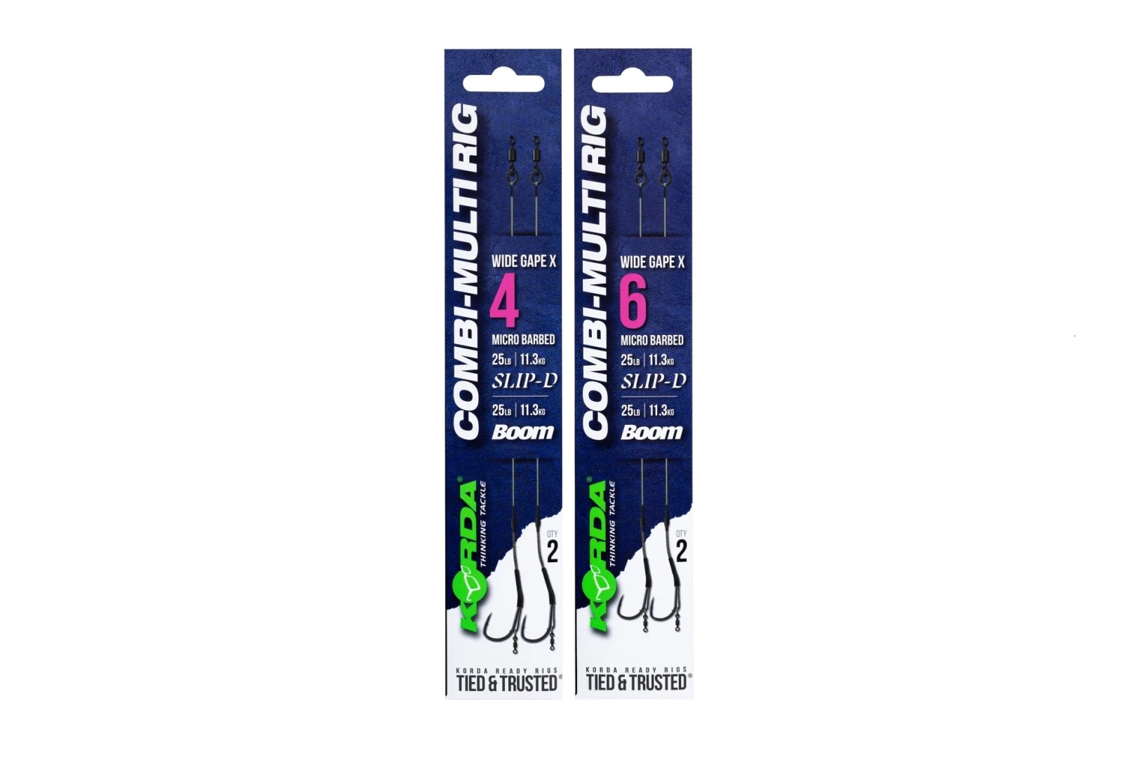 Korda Combi Multi Rig Wide Gape X 6