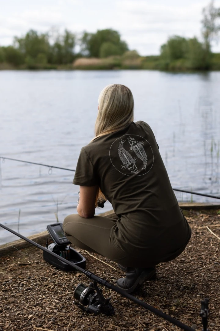 Korda Womens Mandala T-Shirt - Dark Olive 