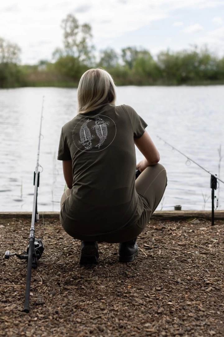 Korda Womens Mandala T-Shirt - Dark Olive 