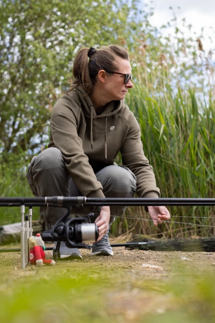 Korda Womens Kore Hoodie - Dark Olive 