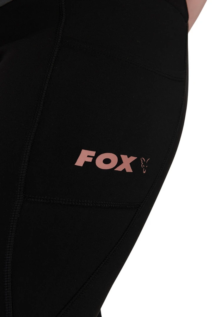 Fox Womens Black Lined Leggings